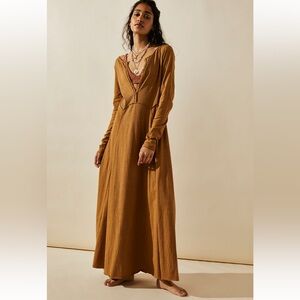 FP Daybreak Maxi XS in warm tobacco free people